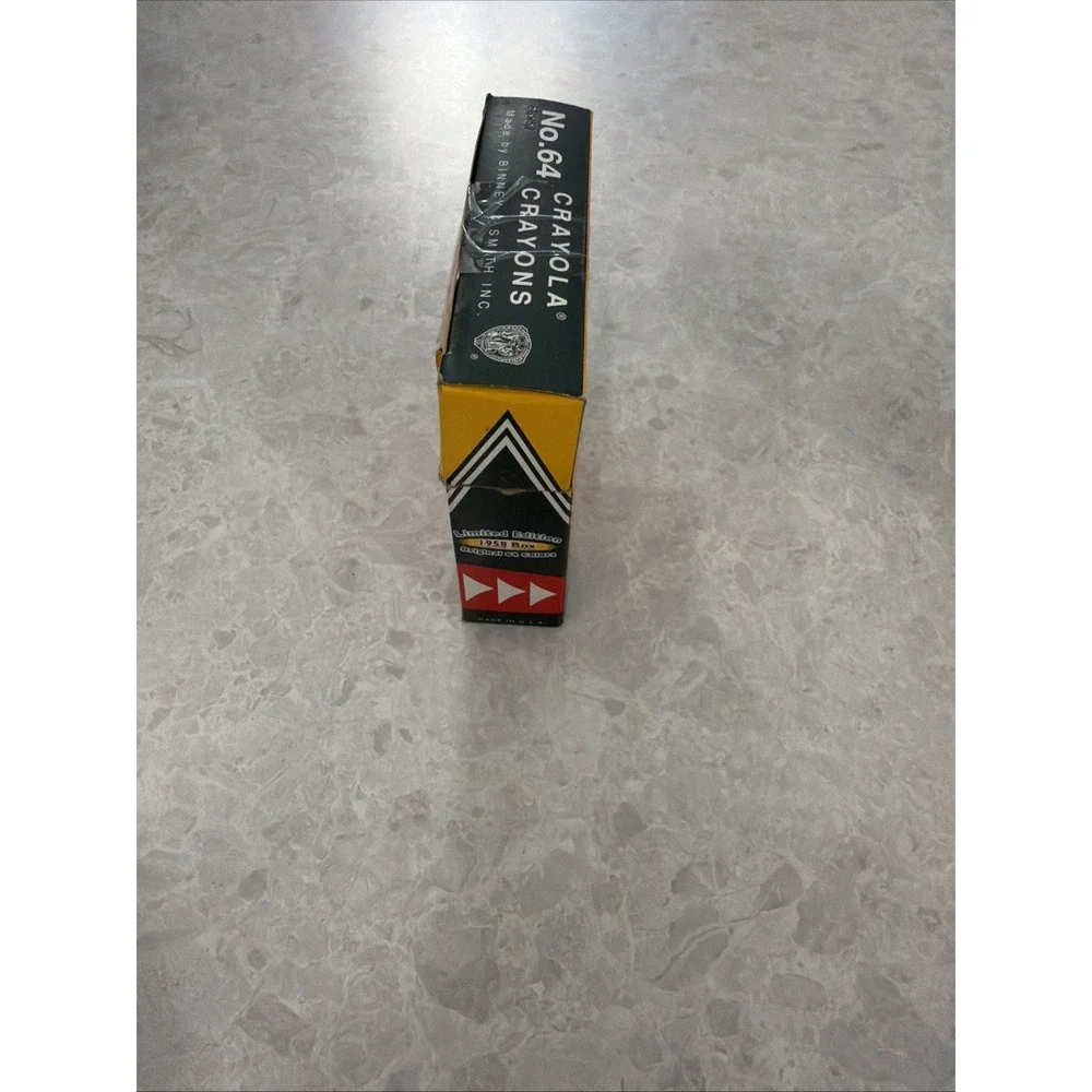 Vintage Crayola Crayons 64 Vibrant Colors With Built-In Sharpener.